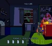 une photo d'Ã©cran de The Simpsons - Bart s Nightmare sur Nintendo Super Nes